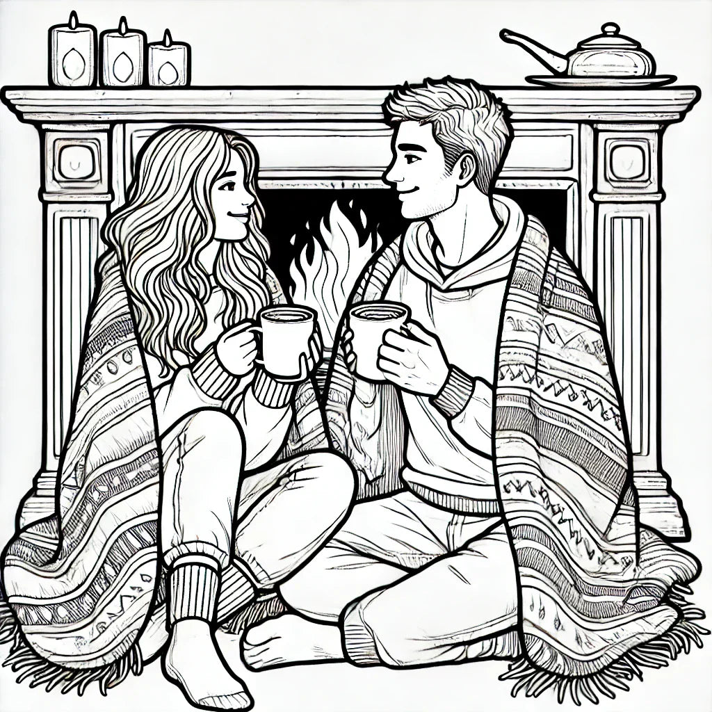 5 Free Valentine's Coloring Page Ideas For Couples